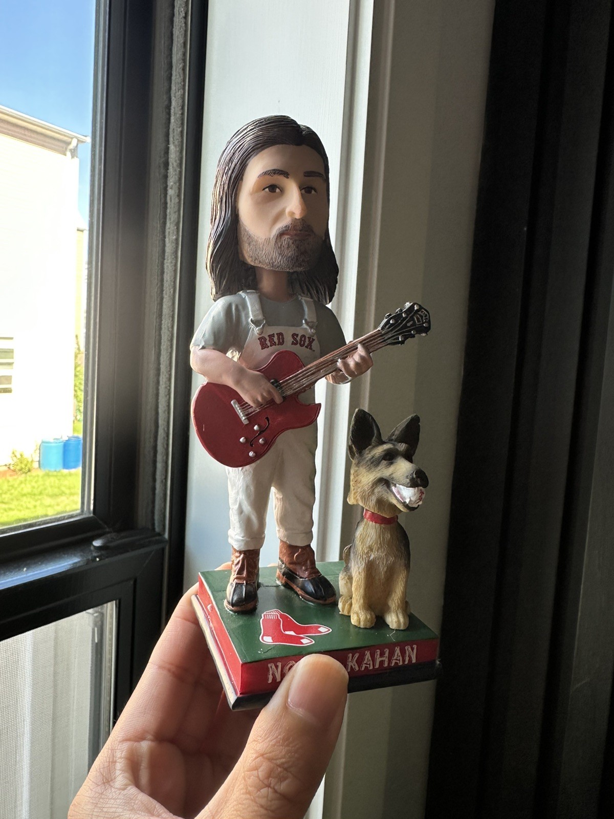 Noah Kahan & Penny the dog Bobblehead 2024 Fenway Park