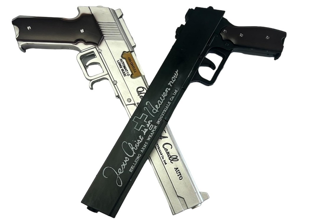Hellsing ARMS Alucard 454 Casull Jackal Prop Replica for Role Playing Cosplay