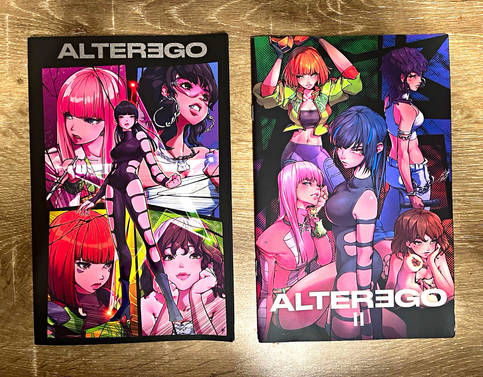 Alter Ego I & II Limited Edition First Printing Softcover Comic Lot (Signed)