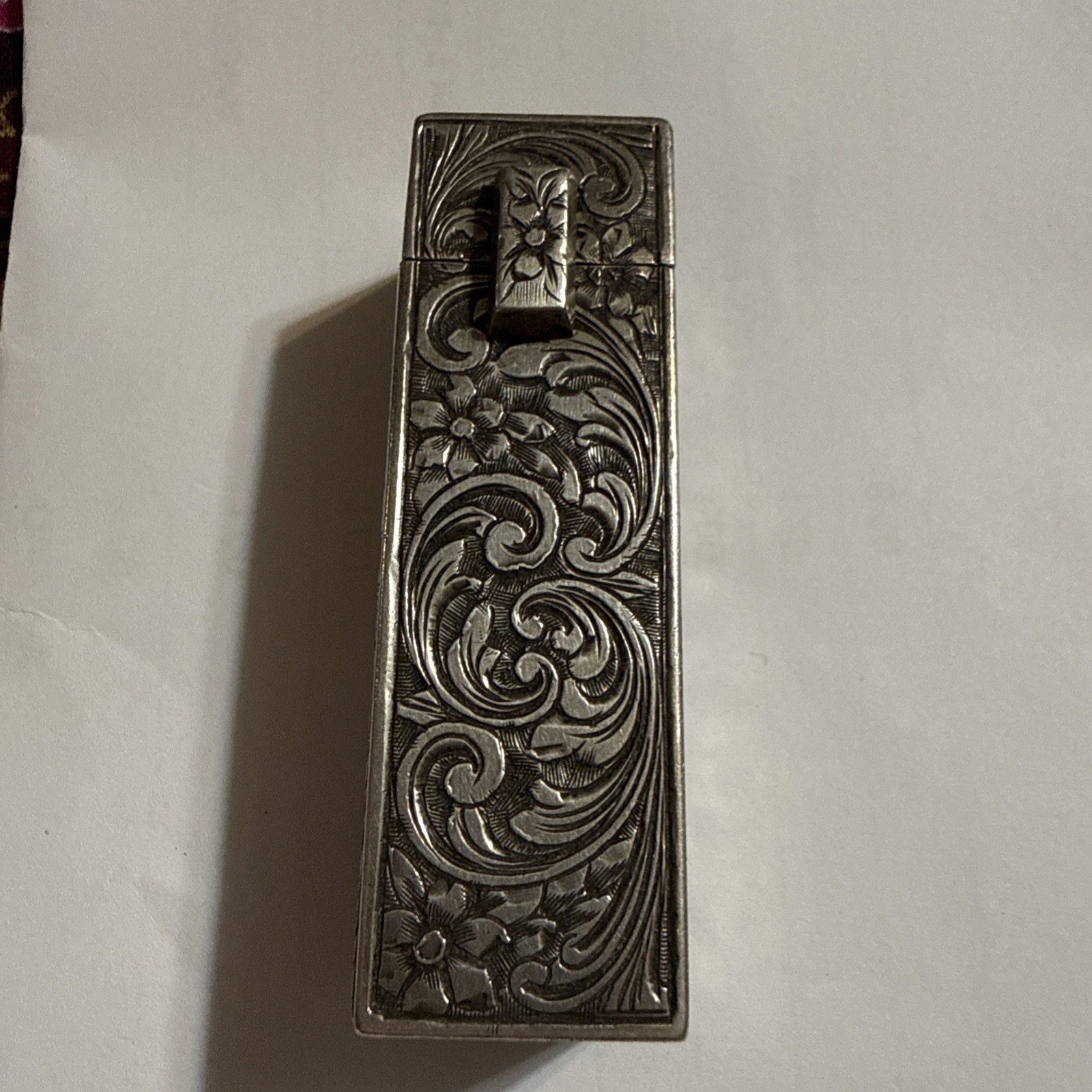 BEAUTIFUL Vintage Art Deco 800 Italian Sterling Silver Lipstick Case 1930’s/40s BEAUTIFUL Vintage Art Deco 800 Italian Sterling Silver Lipstick Case 1930’s/40s