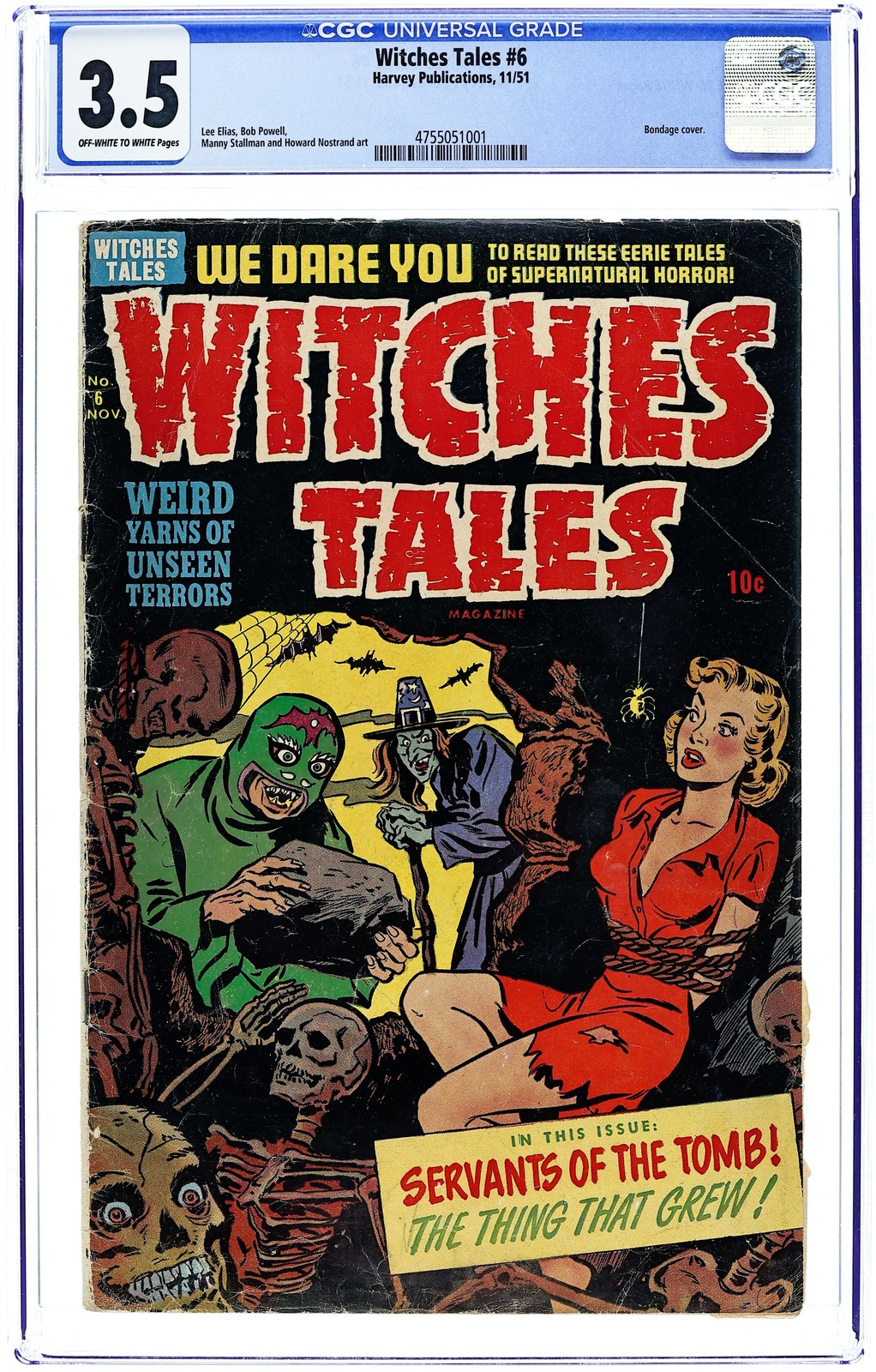 Witches Tales #6 CGC 3.5 1951 4755051001