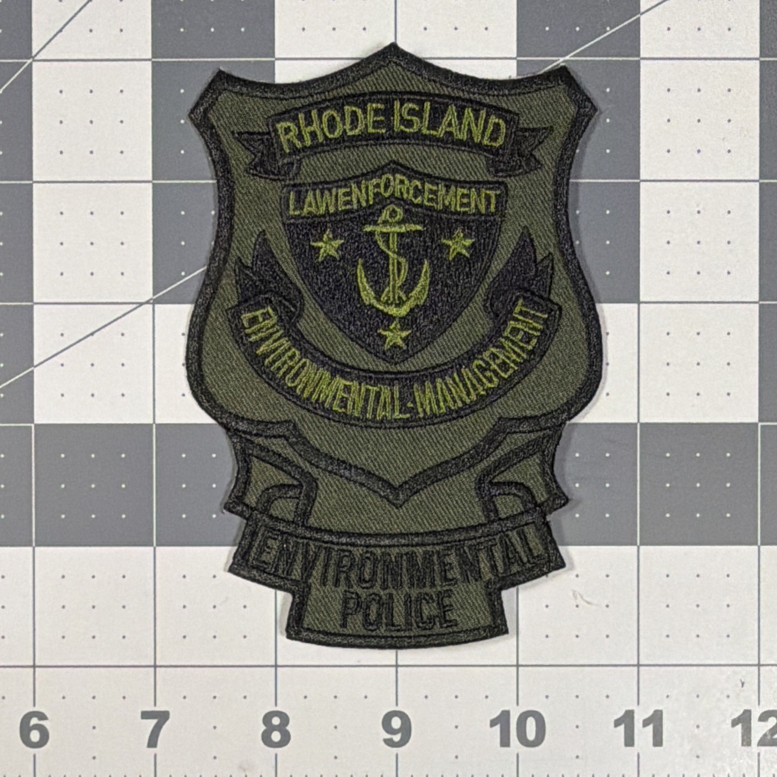Rhode Island Environmental Management - Environmental Police Patch Subdued