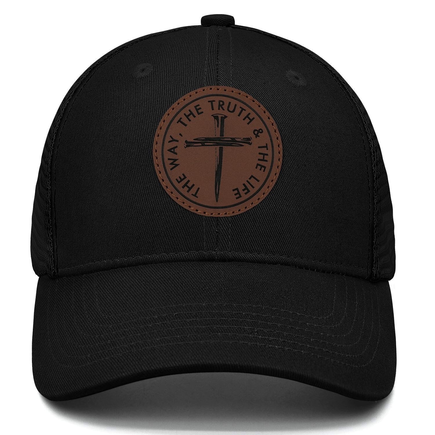 Christian Trucker Hat for Men and Women Christian Jesus Hats Religious Leathe... Christian Trucker Hat for Men and Women Christian Jesus Hats Religious Leathe...
