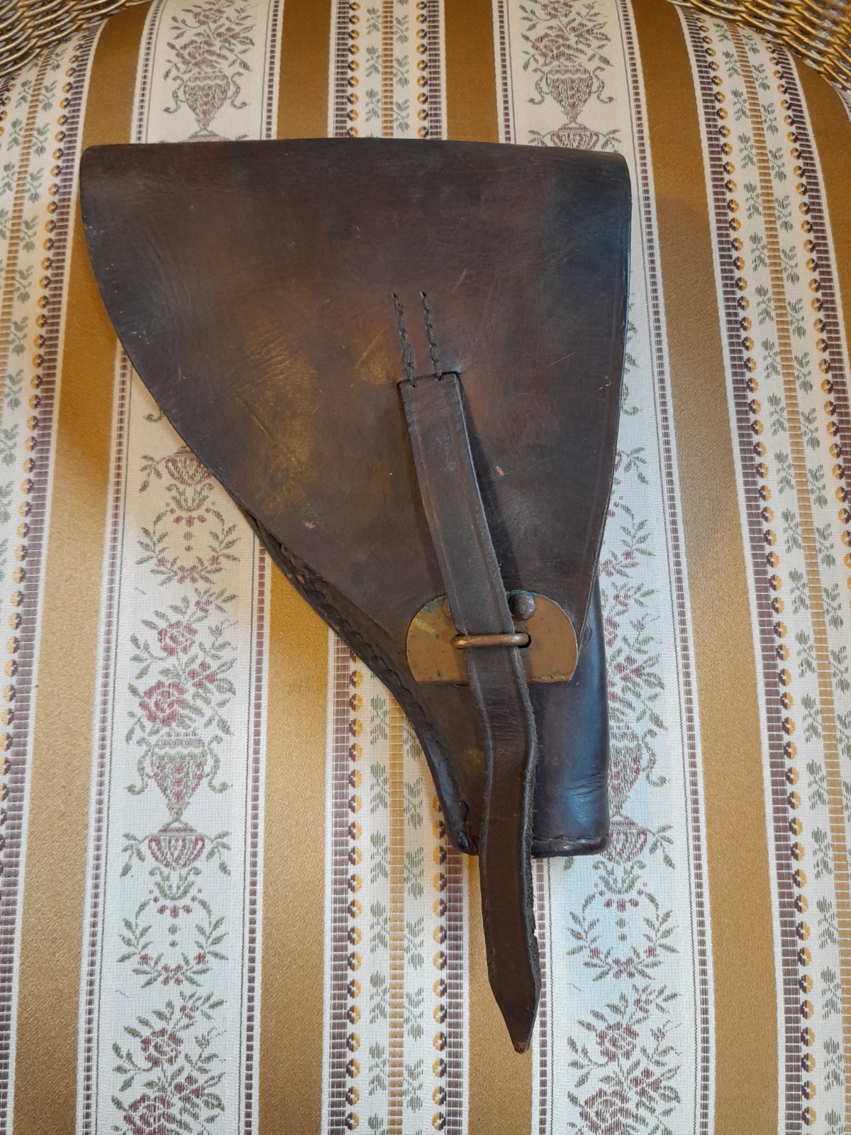 Vintage Belgium FN Browning M1900 Leather Pistol Holster Display Collector WW1