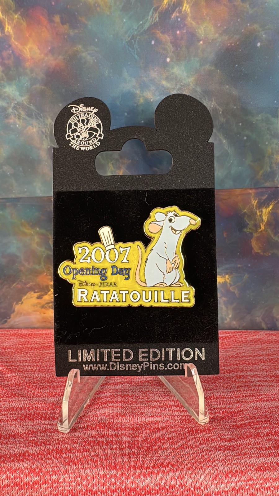 Disney Pixar Ratatouille 2007 Opening Day Remy Trading Pin 54873 Disney Pixar Ratatouille 2007 Opening Day Remy Trading Pin 54873