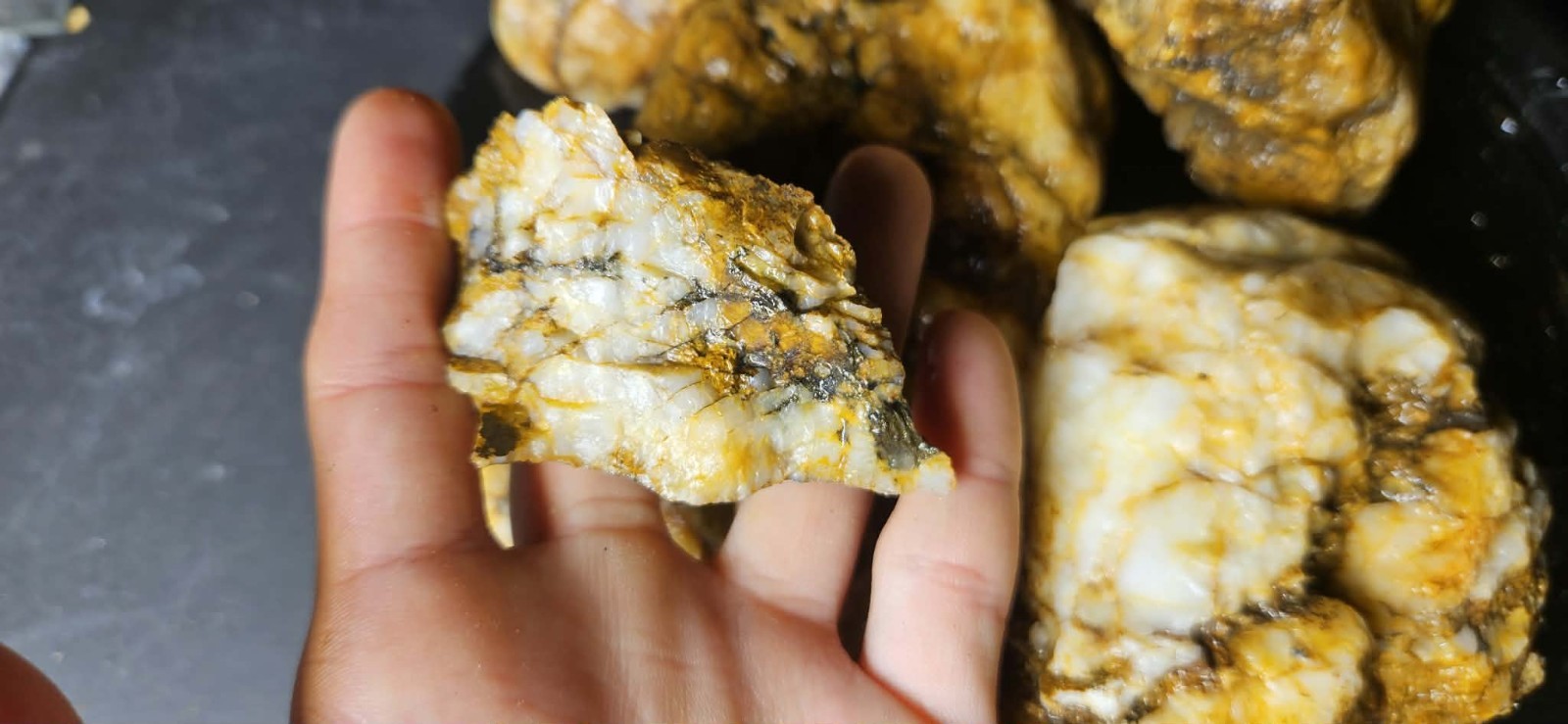 Gold & Silver Ore From Alaska Hand picked Gold & Silver Ore