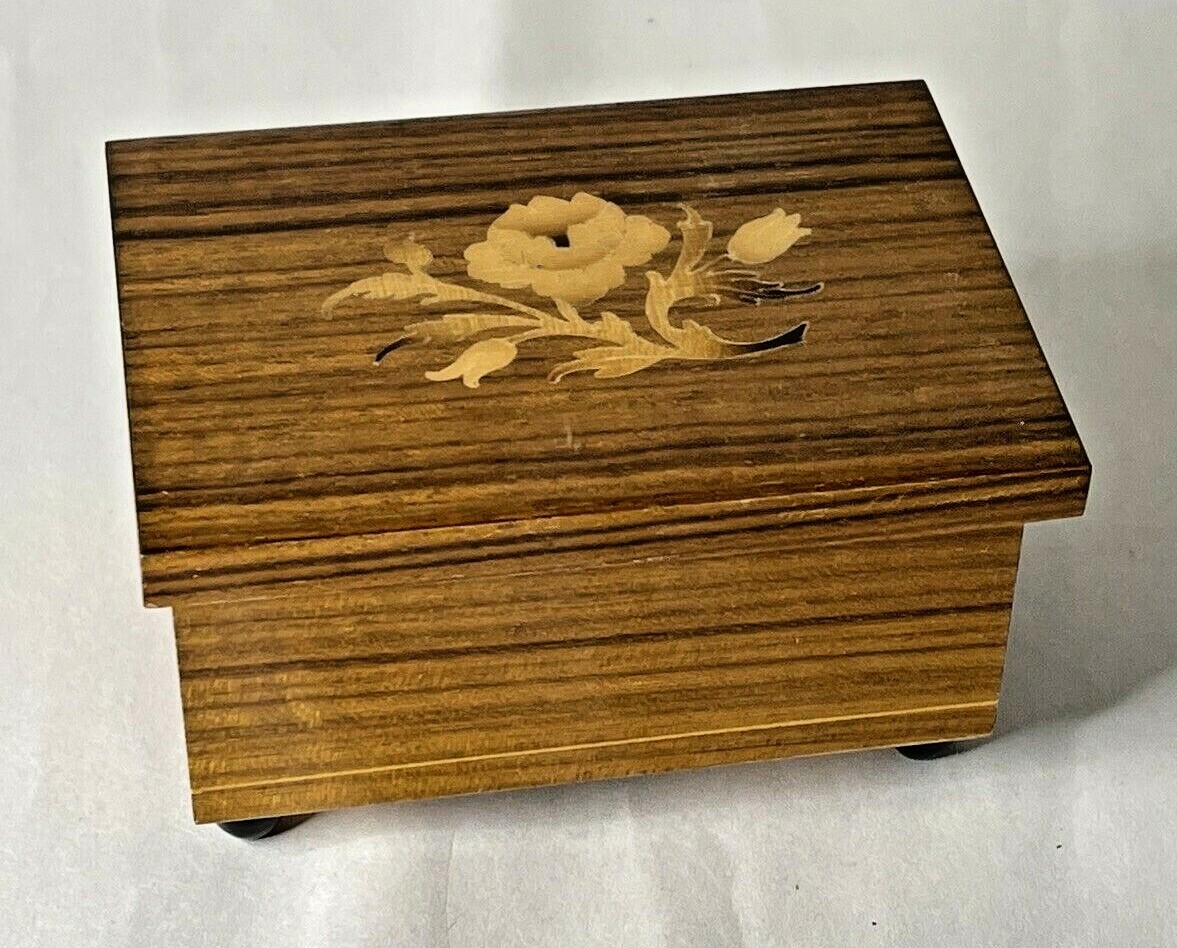 Vintage Reuge Swiss Music Box Plays \