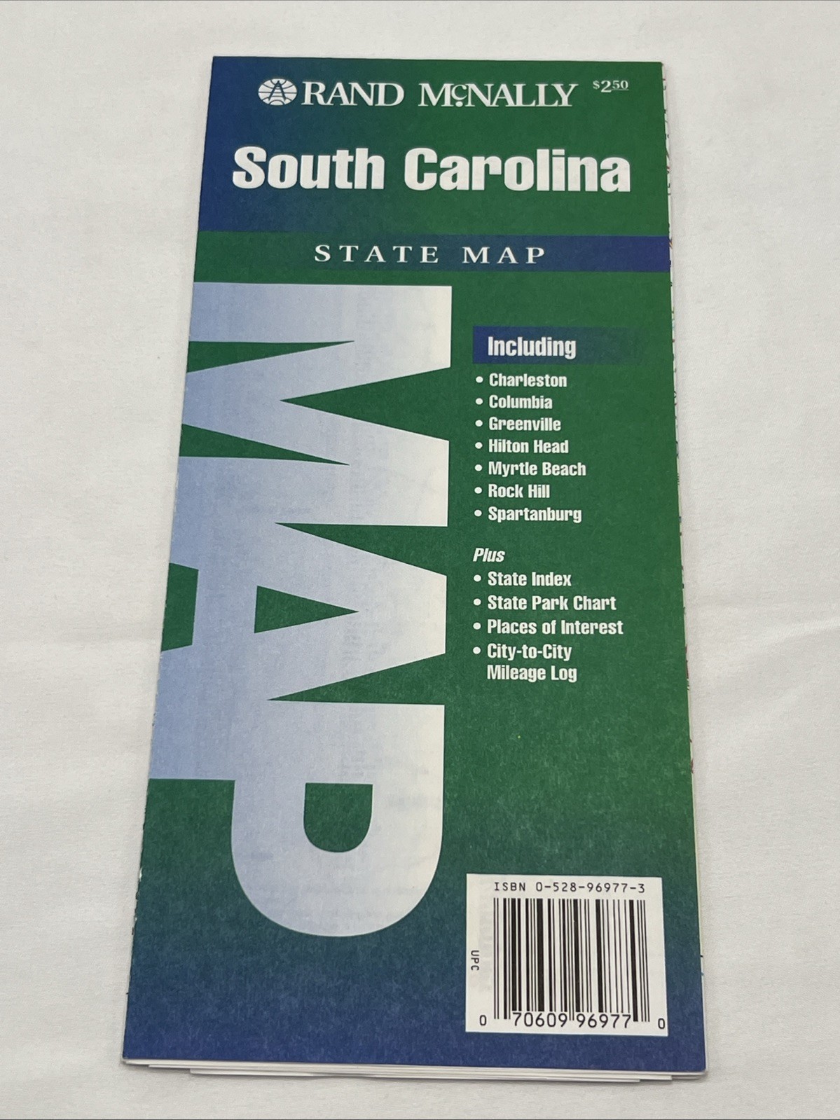 Rand McNally State Map South Carolina Map Paper Map 1994 Travel Map