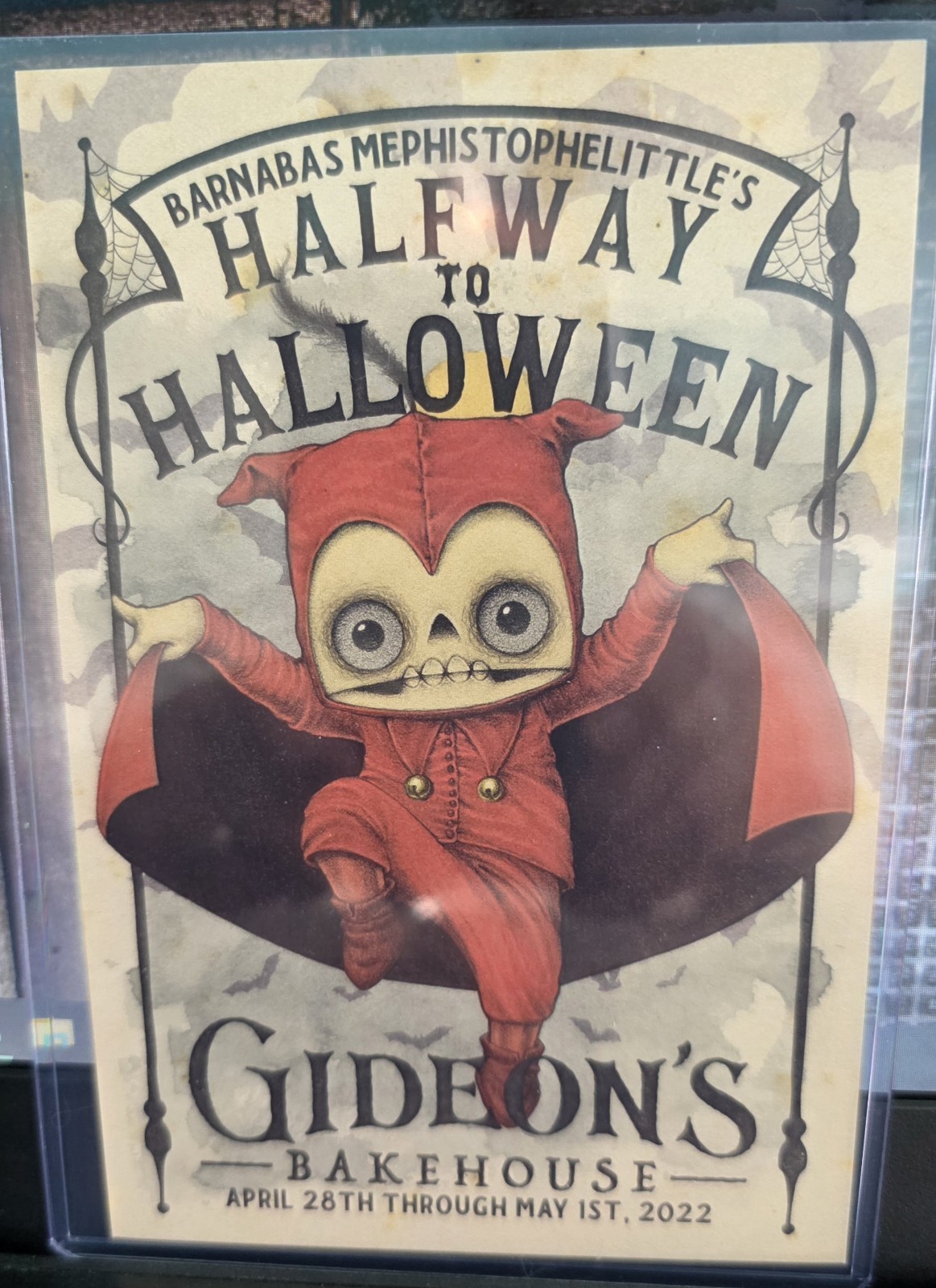 Gideons Bakehouse Barnabas Halfway To Halloween Menu April 2022 in Toploader Gideons Bakehouse Barnabas Halfway To Halloween Menu April 2022 in Toploader