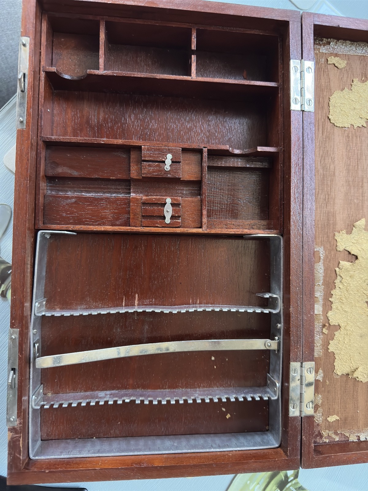 Vintage Antique Medical Tools wood Box Pilling-Phila Vintage Antique Medical Tools wood Box Pilling-Phila