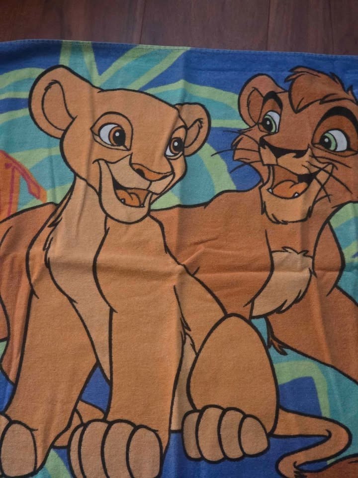 Vintage 1998 Disney The Lion King 2 Simba's Pride Beach Towel