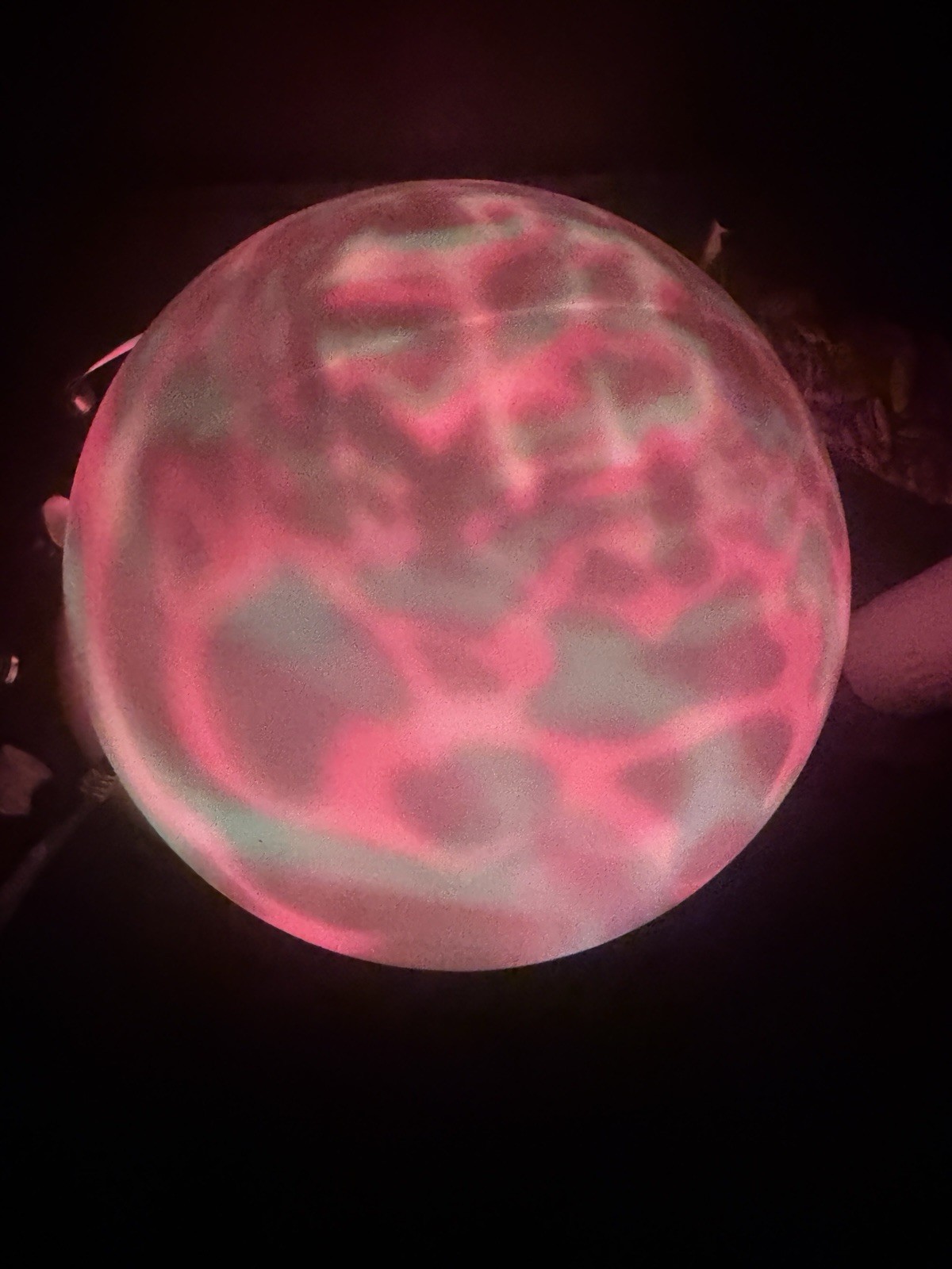 Vtg 1996 Rabbit Tanaka Magma Motion Lamp Aura Sphere Globe 14\