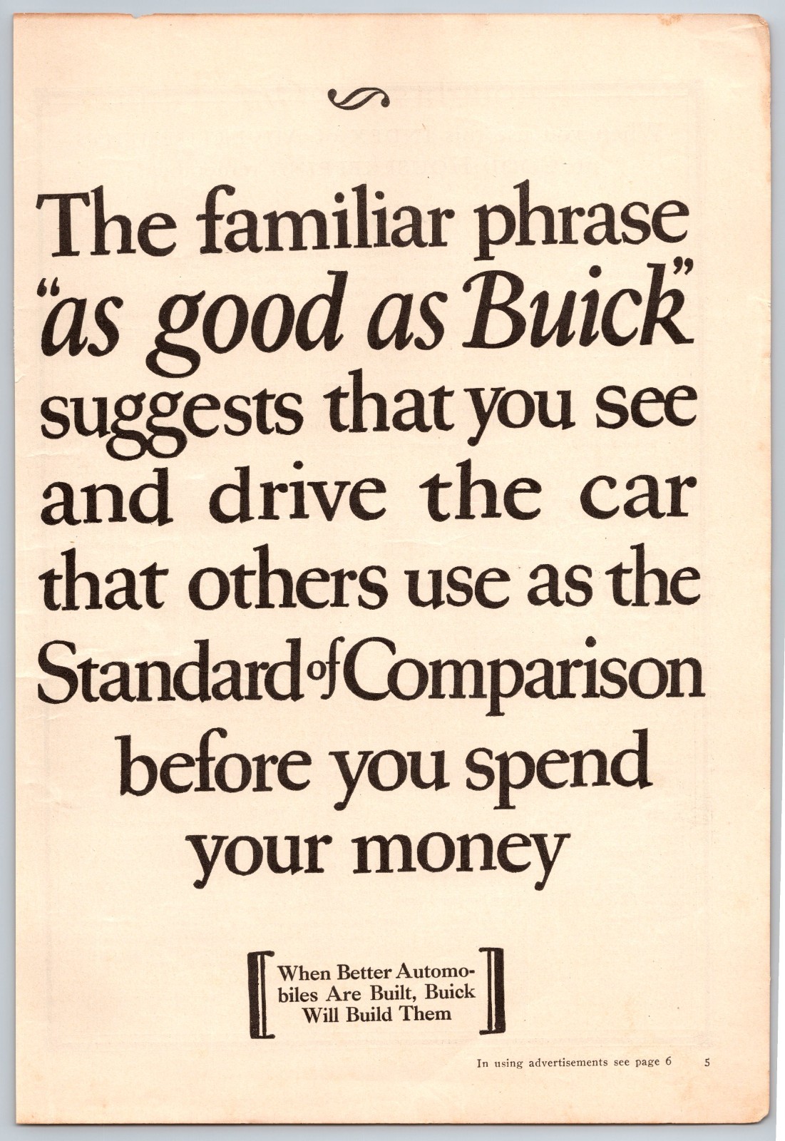 Vintage 1929, Buick Text Ad, Auto, Automobile, Car 20's Print Ad