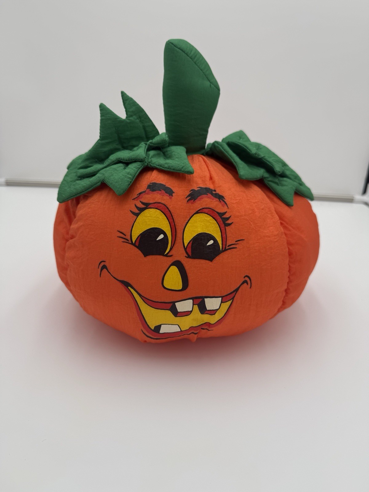 VTG 1990s Parachute Nylon Jack O Lantern 10” 