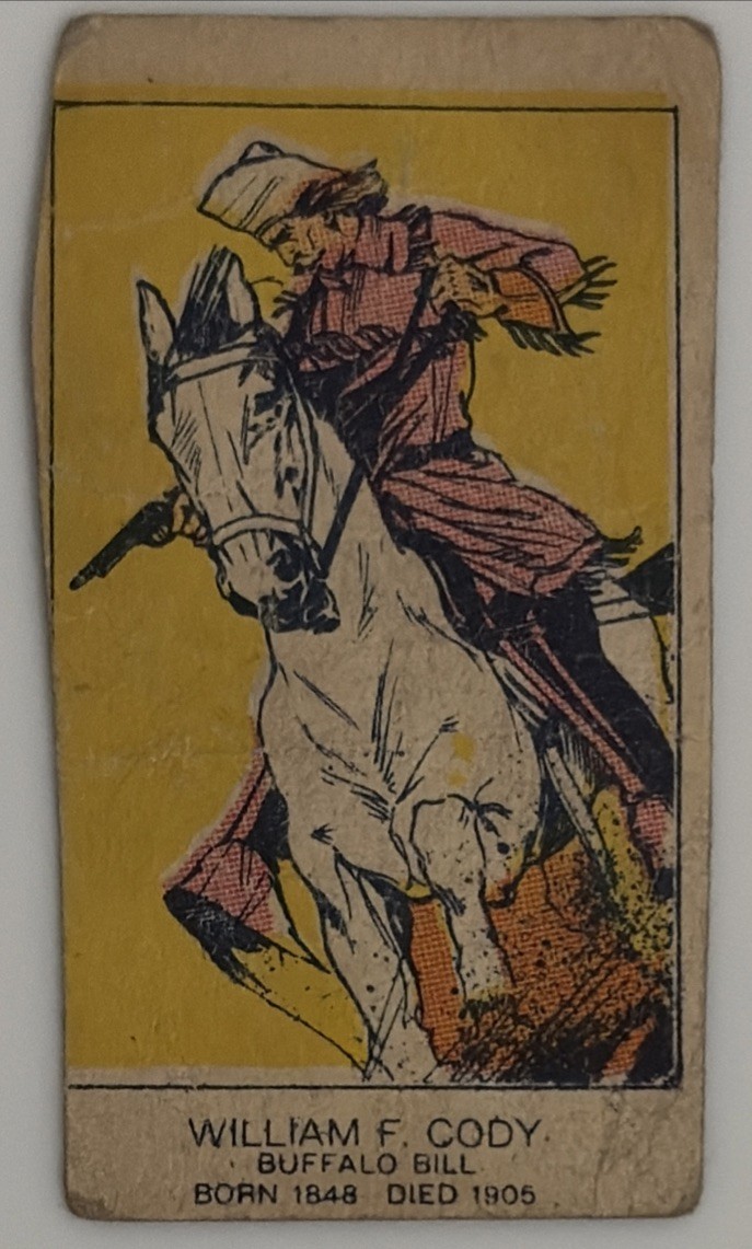 1923 W515-1 William F Cody Buffalo Bill Hand Cut Strip Card