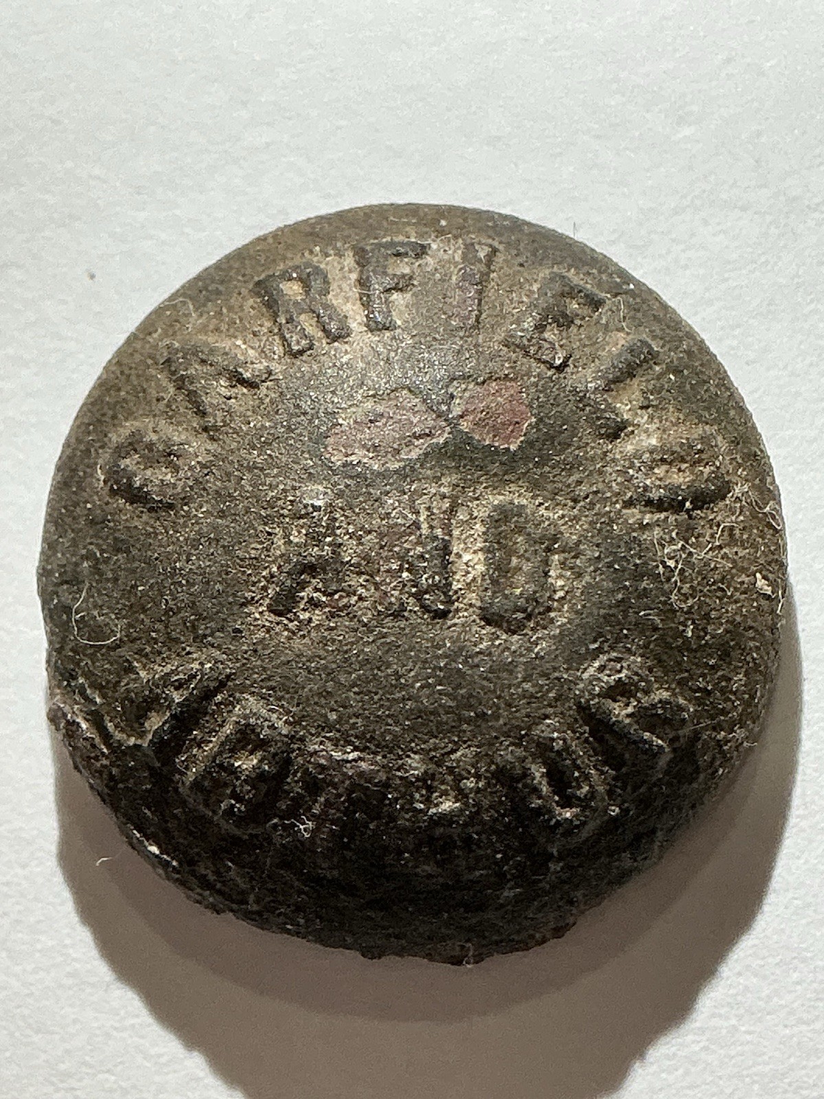 1880 James Garfield & Arthur Presidential Campaign Button Rare Original Antique