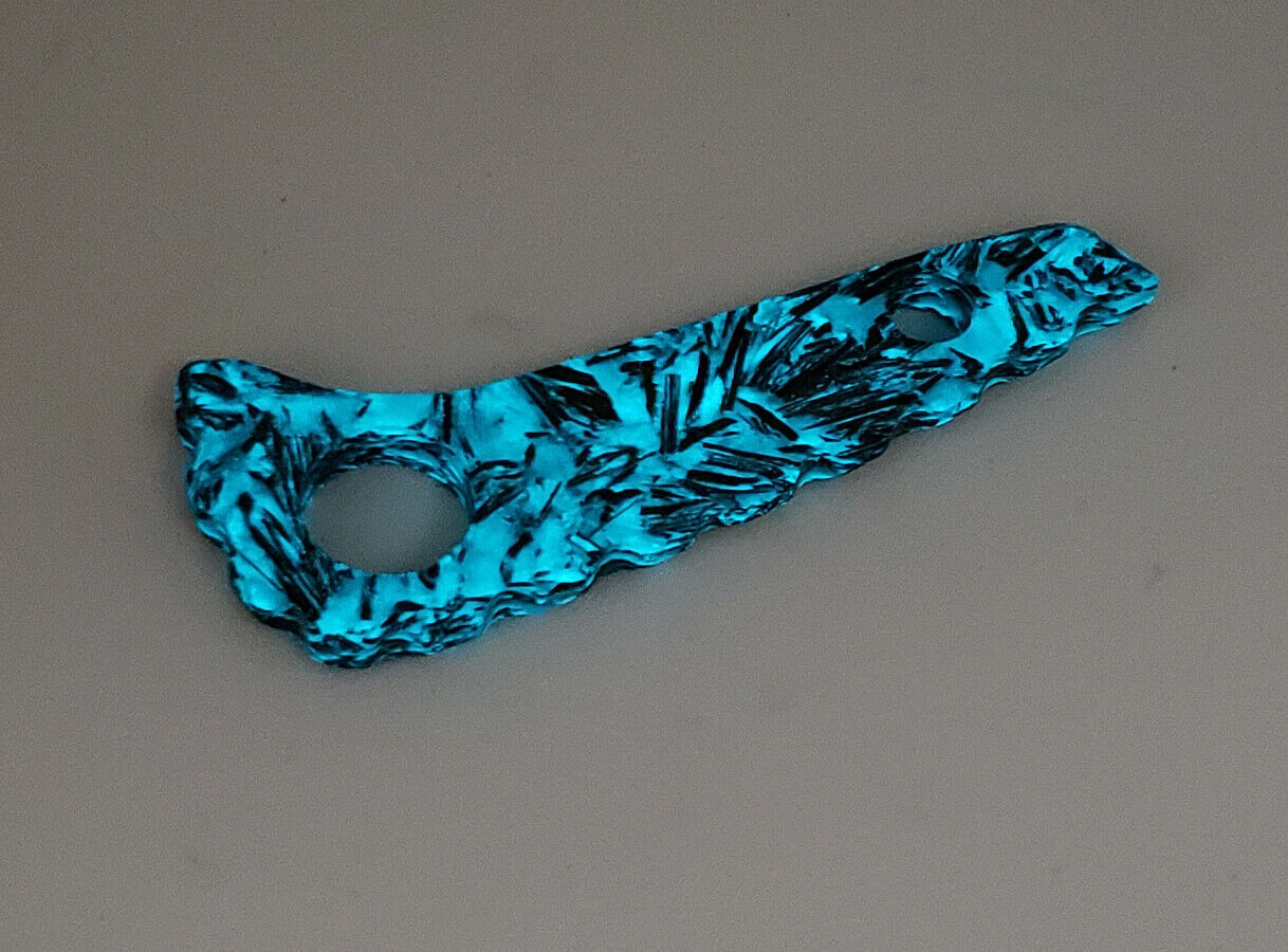 1pc Custom GLOW Carbon Fiber & Resin Back Spacer For Spyderco Para 2 PM2 C81