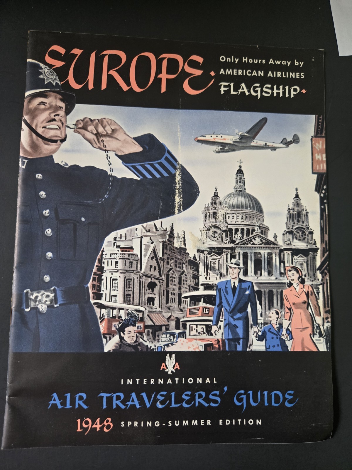 Vintage Europe American Airlines 1949 Travelers Guide Vintage Europe American Airlines 1949 Travelers Guide