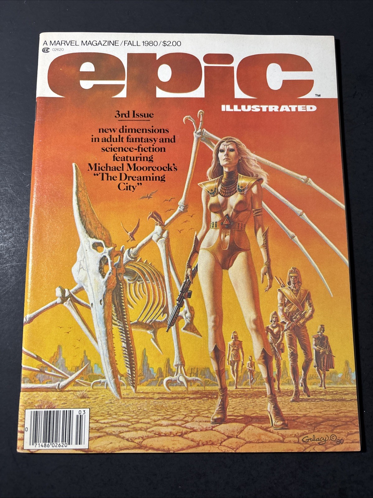 Epic Illustrated #3 Marvel Magazine Comic 1980 1st Appearance Dreadstar 1st JL