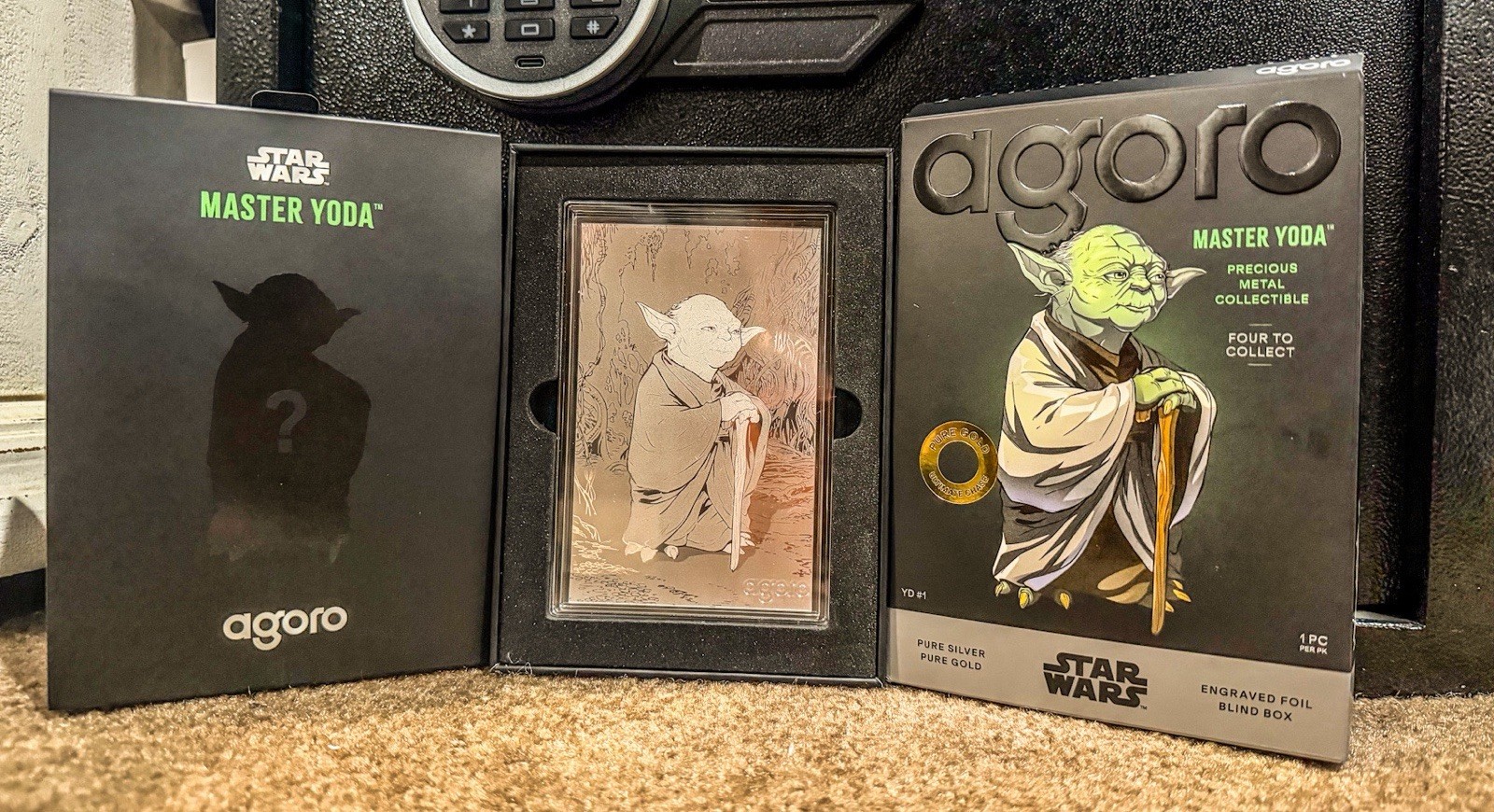 Tier 3 Agoro Star Wars Master Yoda 5g .999 Silver Bar Limited #249/500