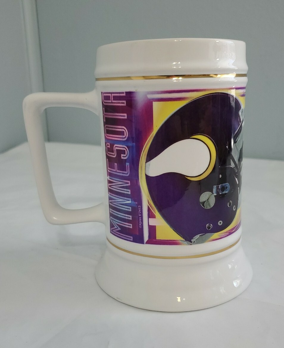 Minnesota Vikings Stein Mug 26 oz. NWOB. Mint Condition.  