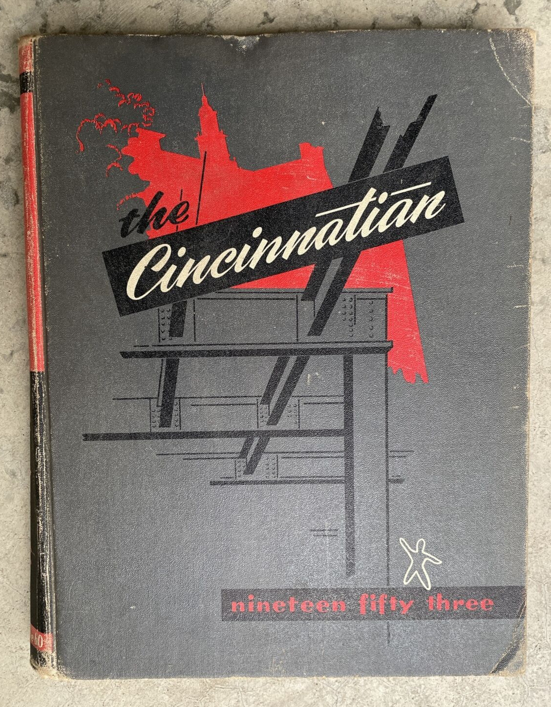 Vintage Yearbook University of Cincinnati Cincinnatian UC Bearcats 1953 50s