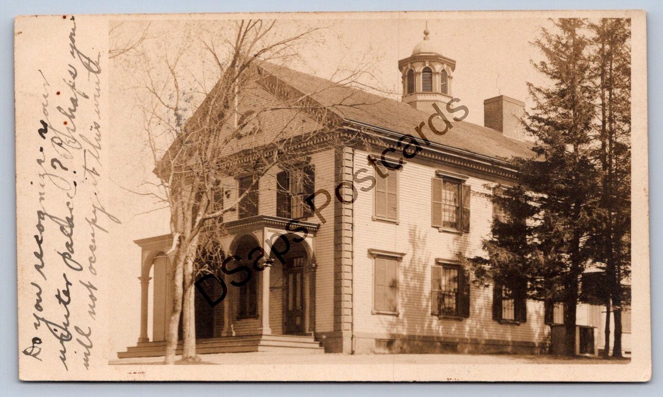 K67/ East Bridgewater Massachusetts RPPC Postcard c1910 Residence? Home 417