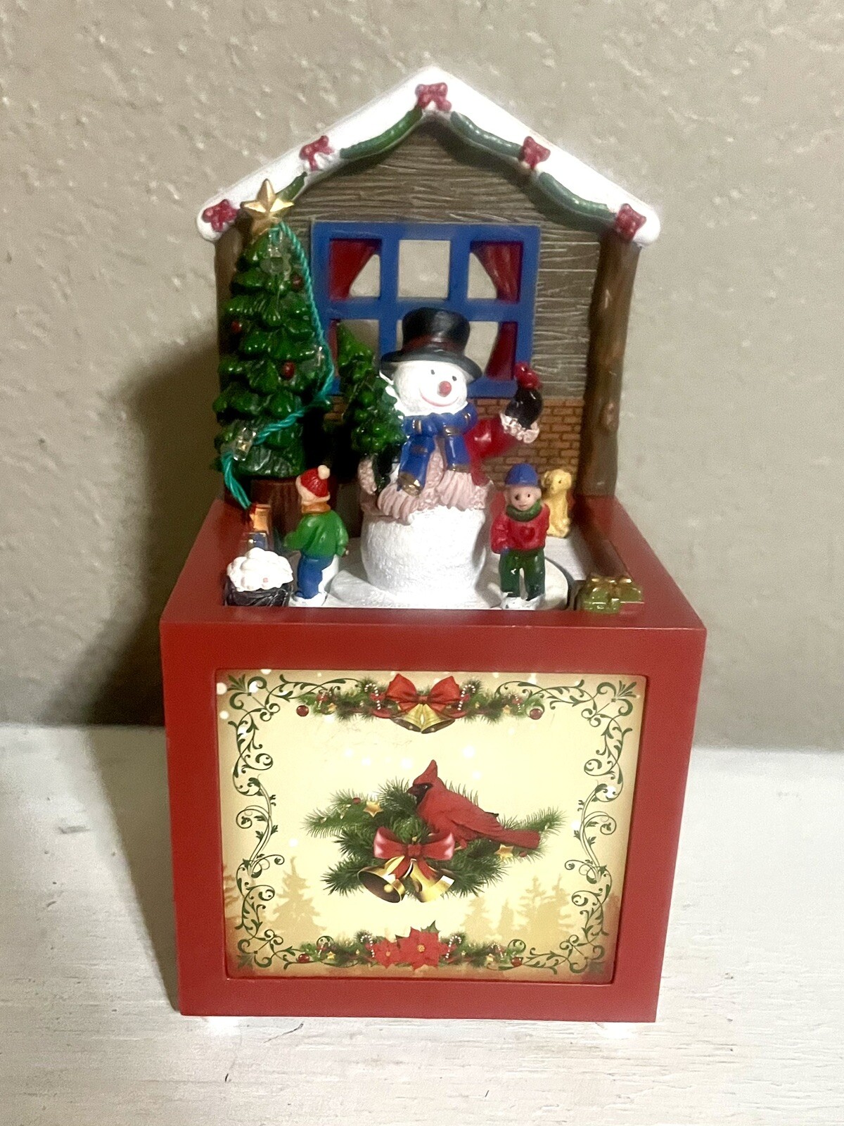 Nature\'s Mark Animated Christmas LED Lighted/Musical Santa and rotating skaters