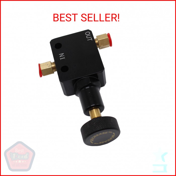Adjustable Proportioning Valve Brake Proportioning Valve Universal Hot Rods 3/16 Adjustable Proportioning Valve Brake Proportioning Valve Universal Hot Rods 3/16