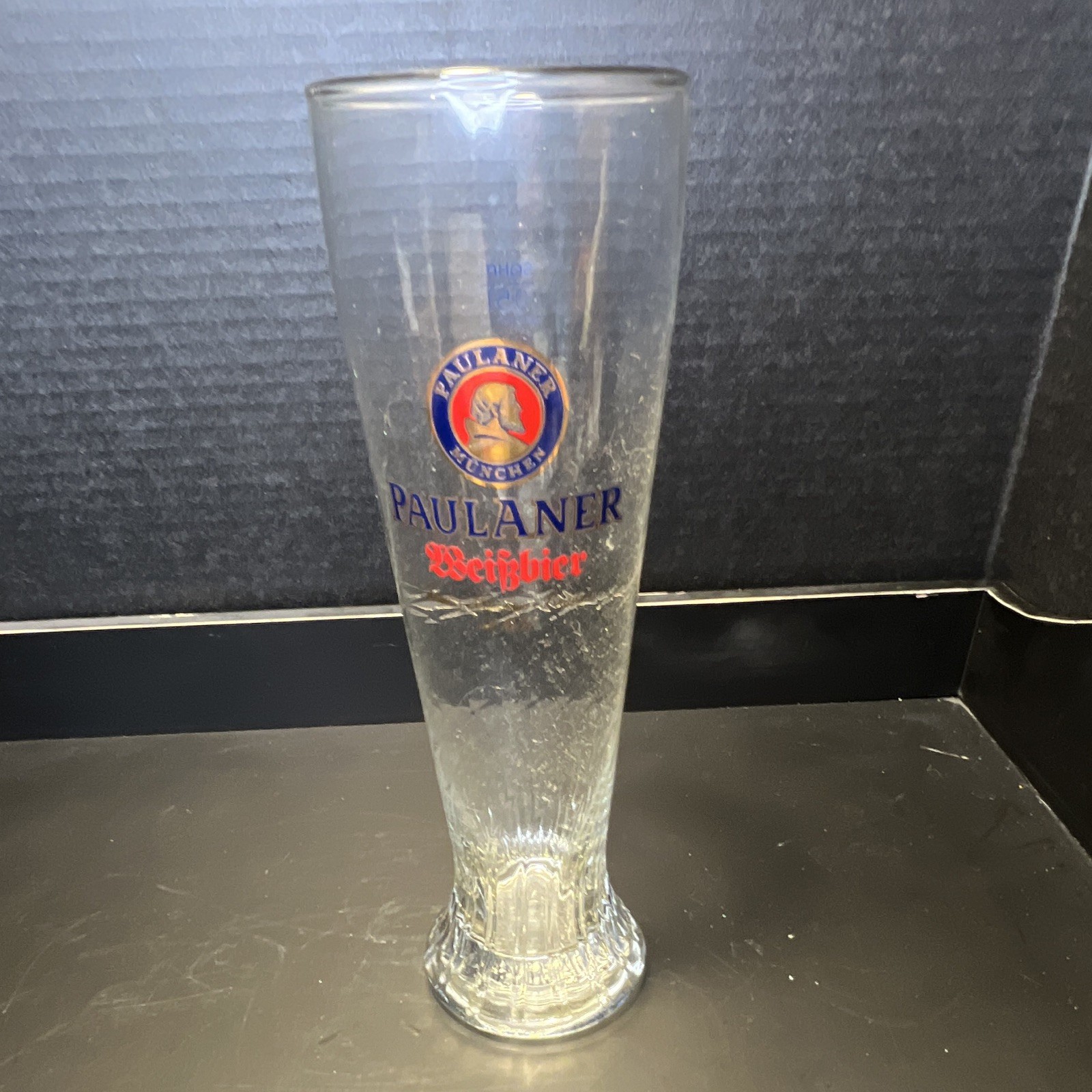Paulaner Weißbier 0.5L German Beer Glass Official Brewery Glass Made in Germany