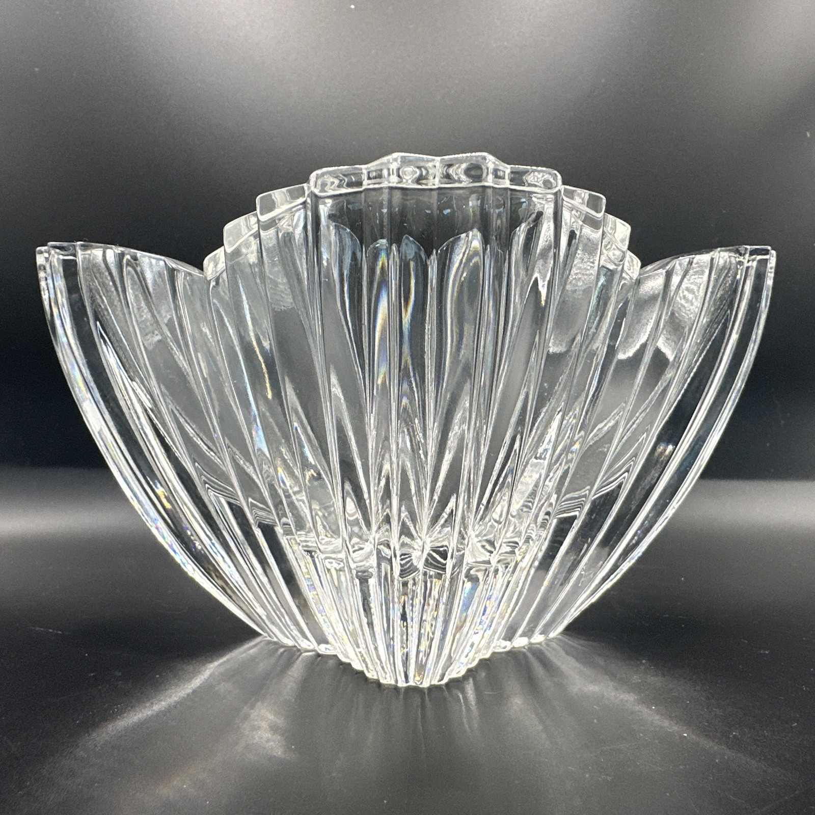 Vintage Mikasa, Lead Crystal Lydia TULIP BOWL Candy, Trinket Dish - Heavy 6\