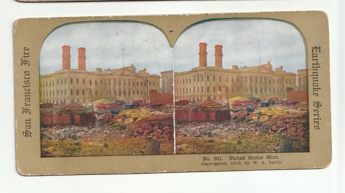 San Francisco Earthquake Fire Series No. 301 1906 W. S. Smith