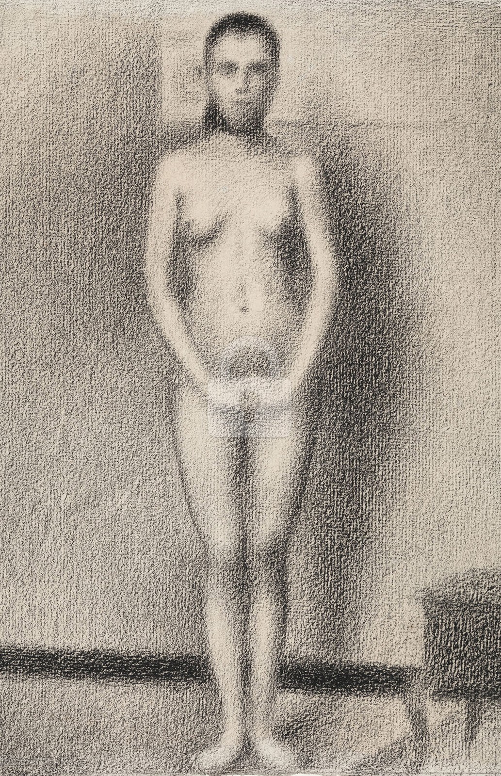 Georges Seurat, Study for Poseuses *Art Postcard NEW