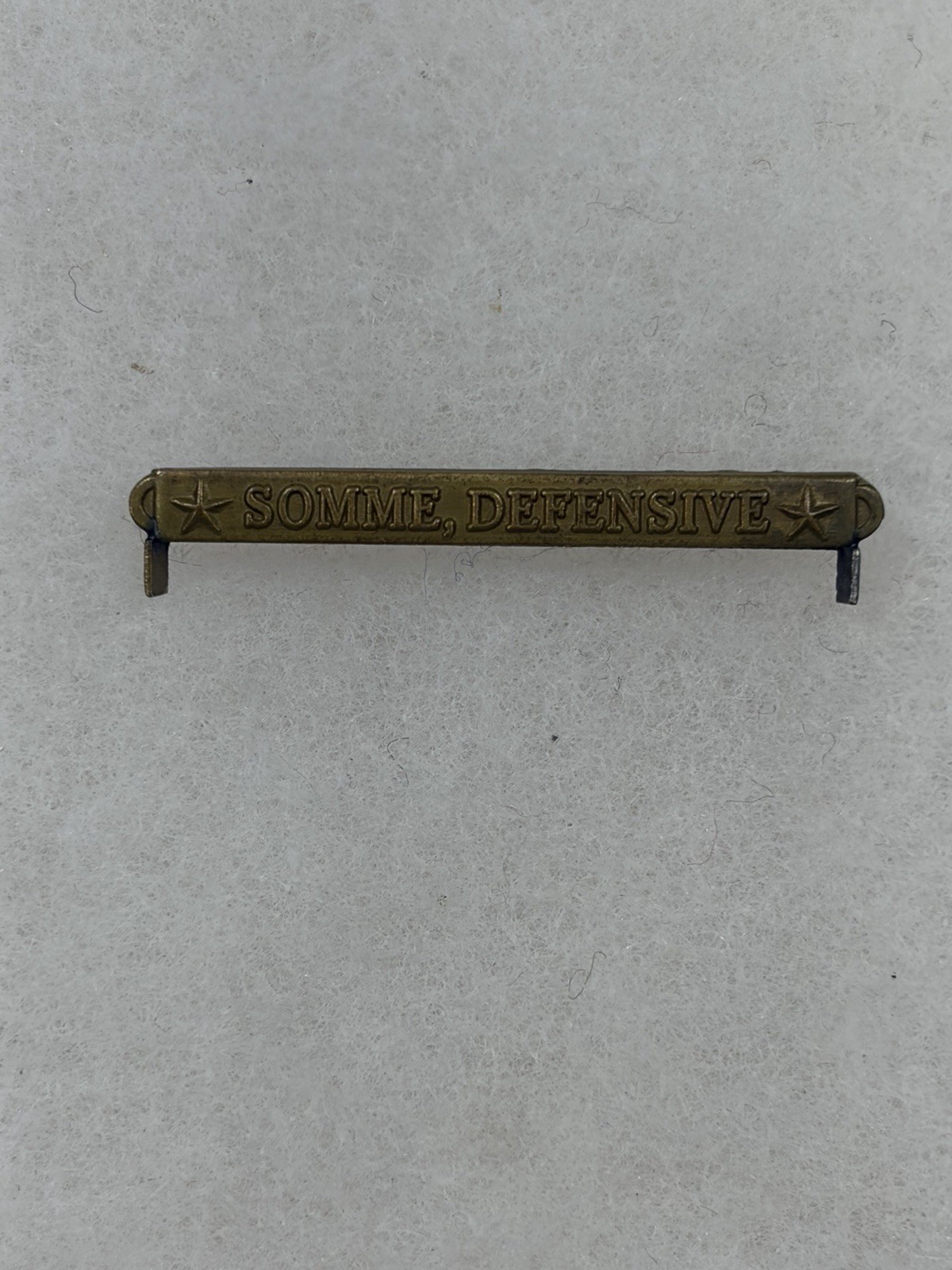 WW1 US French Made Victory Medal Somme Defensive Clasp - Great War