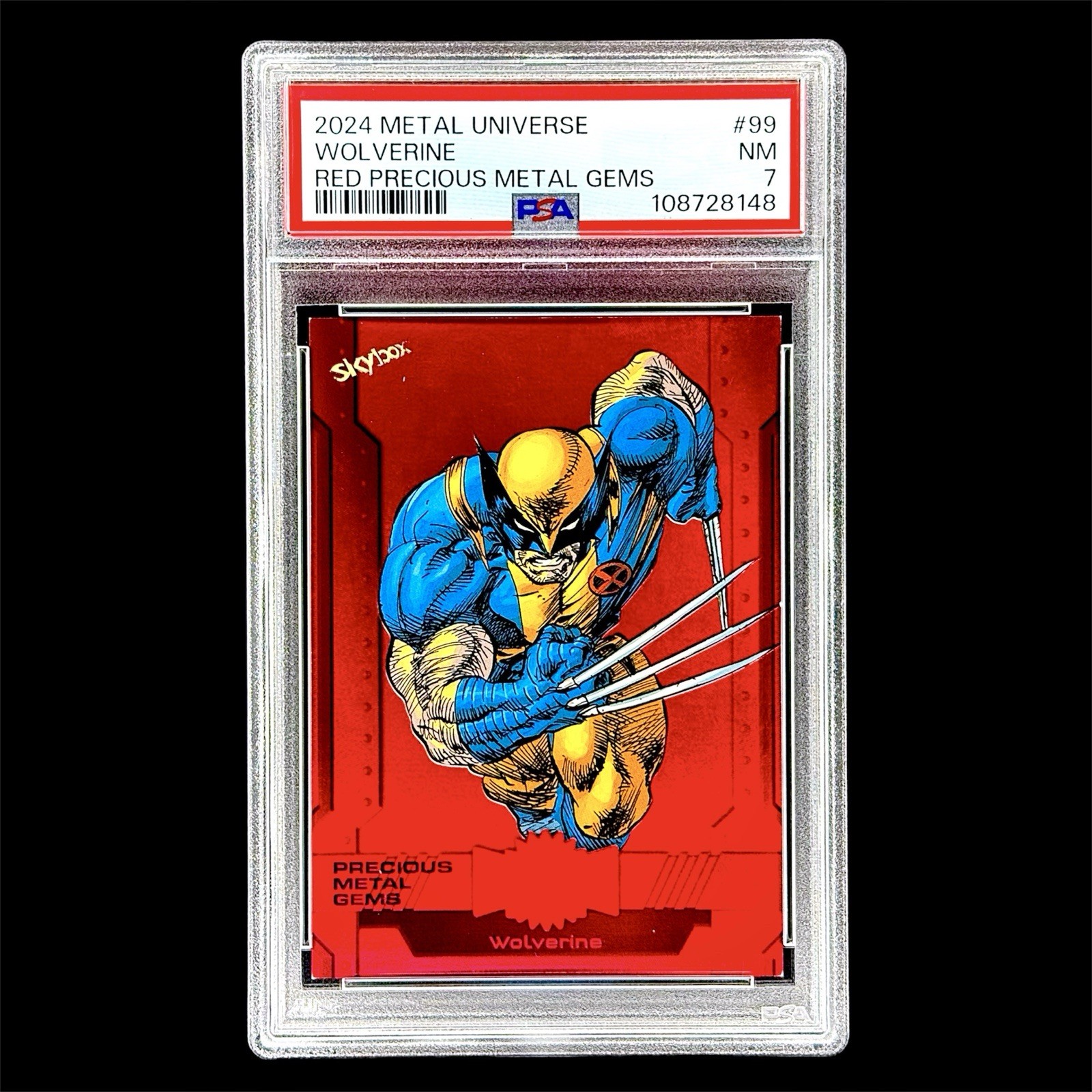 /100 Wolverine 2024 Marvel Metal Universe Precious Metal Gems Red PMG PSA 📈🔥