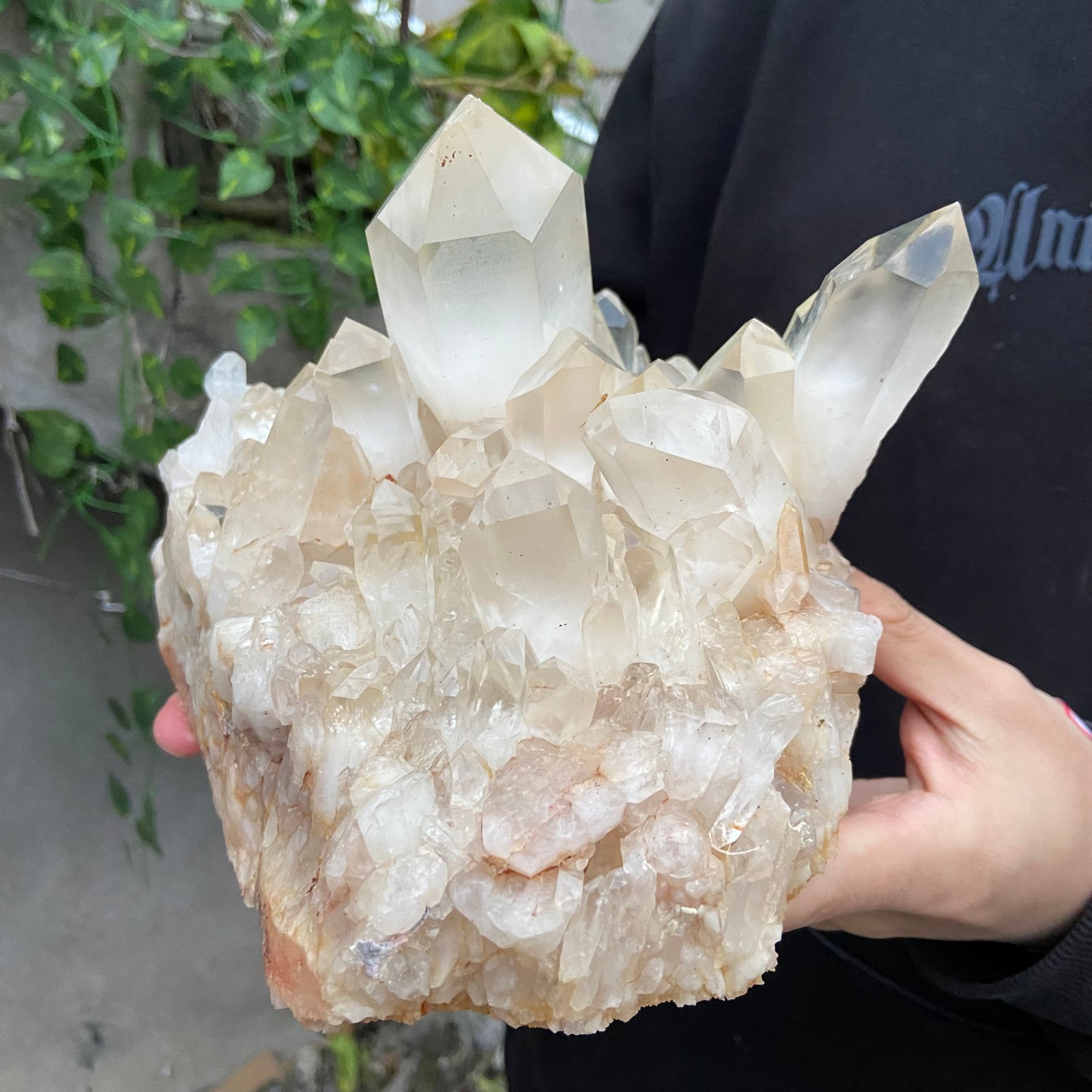 8.2lb Natural Clear White Quartz Crystal Cluster Rough Healing Specimen