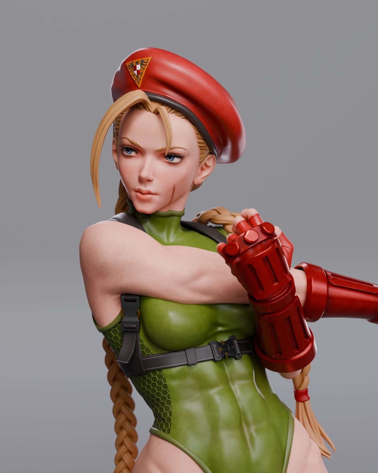 Cammy Street Fighter 1/6 Scale Resin Model Kit - Unpainted DIY Figure