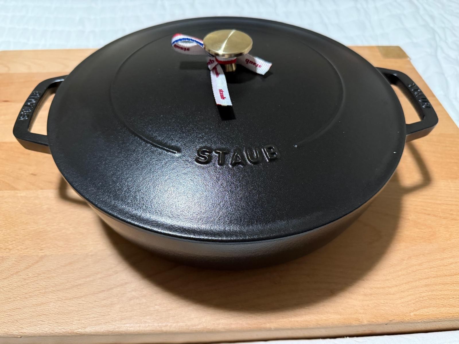Staud Cast Iron 28cm, Dutch oven Chistera, Black Matte