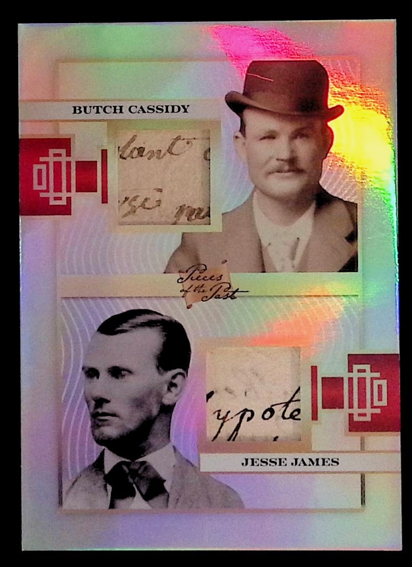 Butch Cassidy & Jesse James Silver Written Relic * 2026 Pieces #424