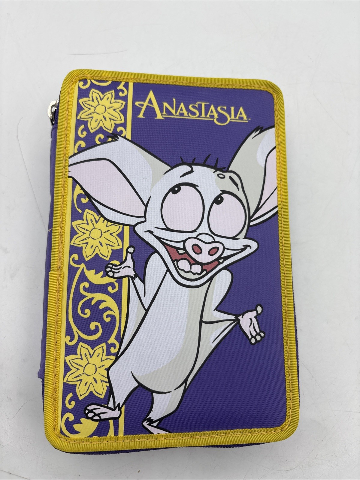 VTG Anastasia 1998 20th Century Fox School Double Zipper Pencil Case Rare