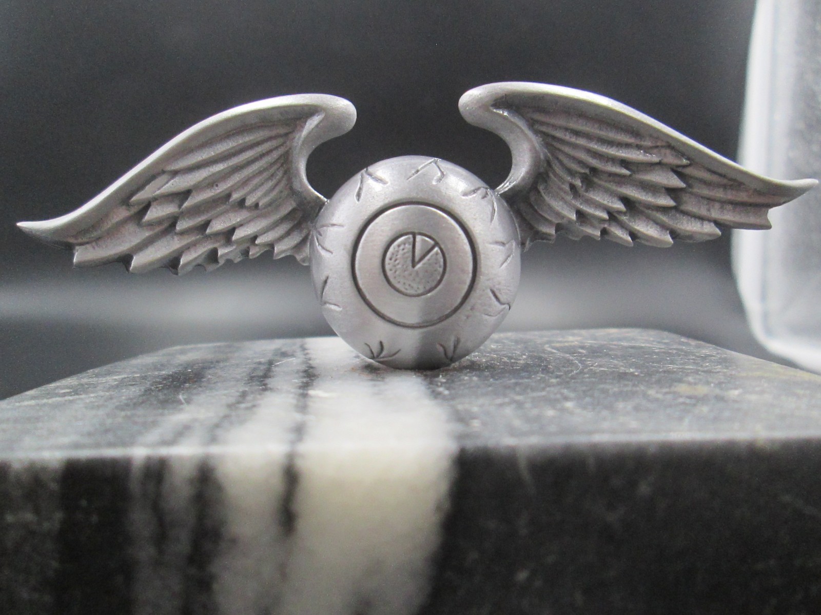  von dutch flying eyeball  ratrod hotrod car hood ornament 