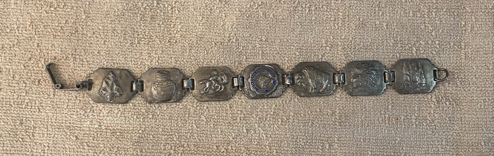 Vintage 1952-1955 Souvenir Bracelet, Vintage 1952-1955 Souvenir Bracelet,