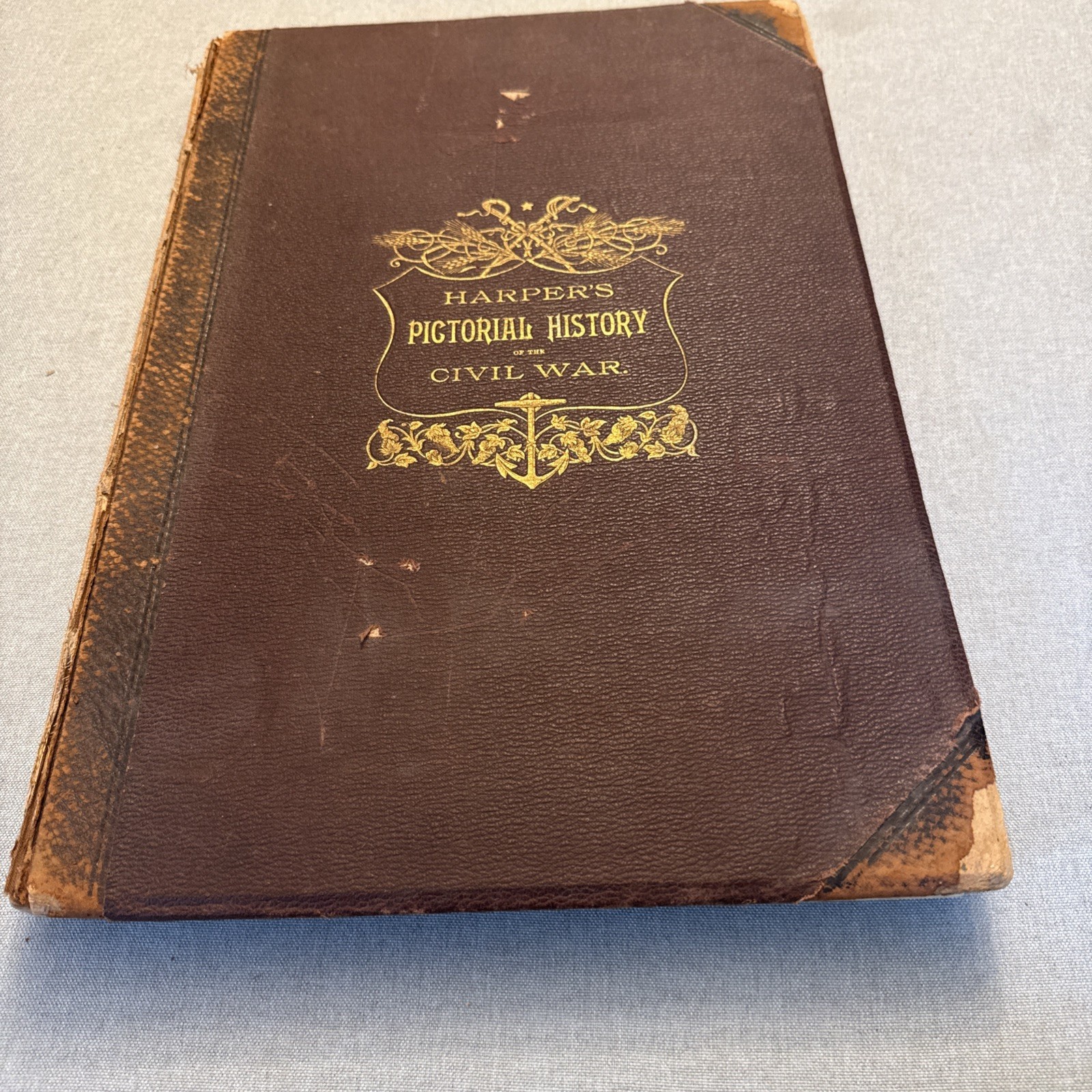Harper's Pictorial History of the Civil War 1866 Old Rare VOLUME 1 Only