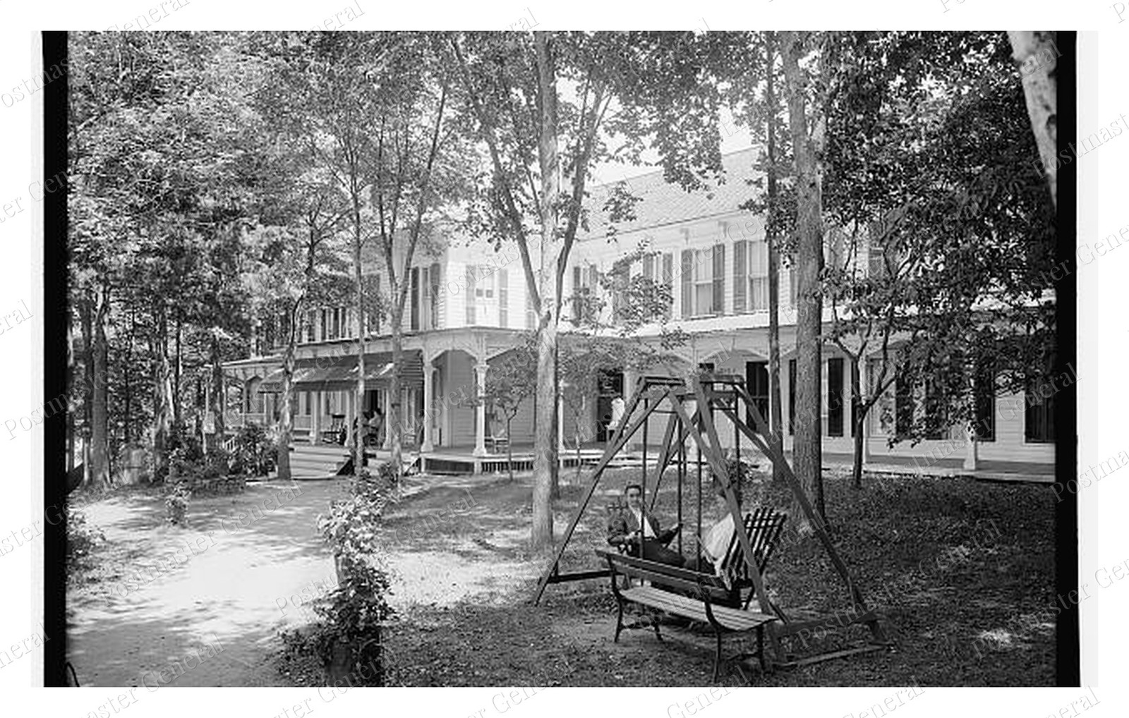 Lake George Kattskill House Standard Postcard COPY RPPC
