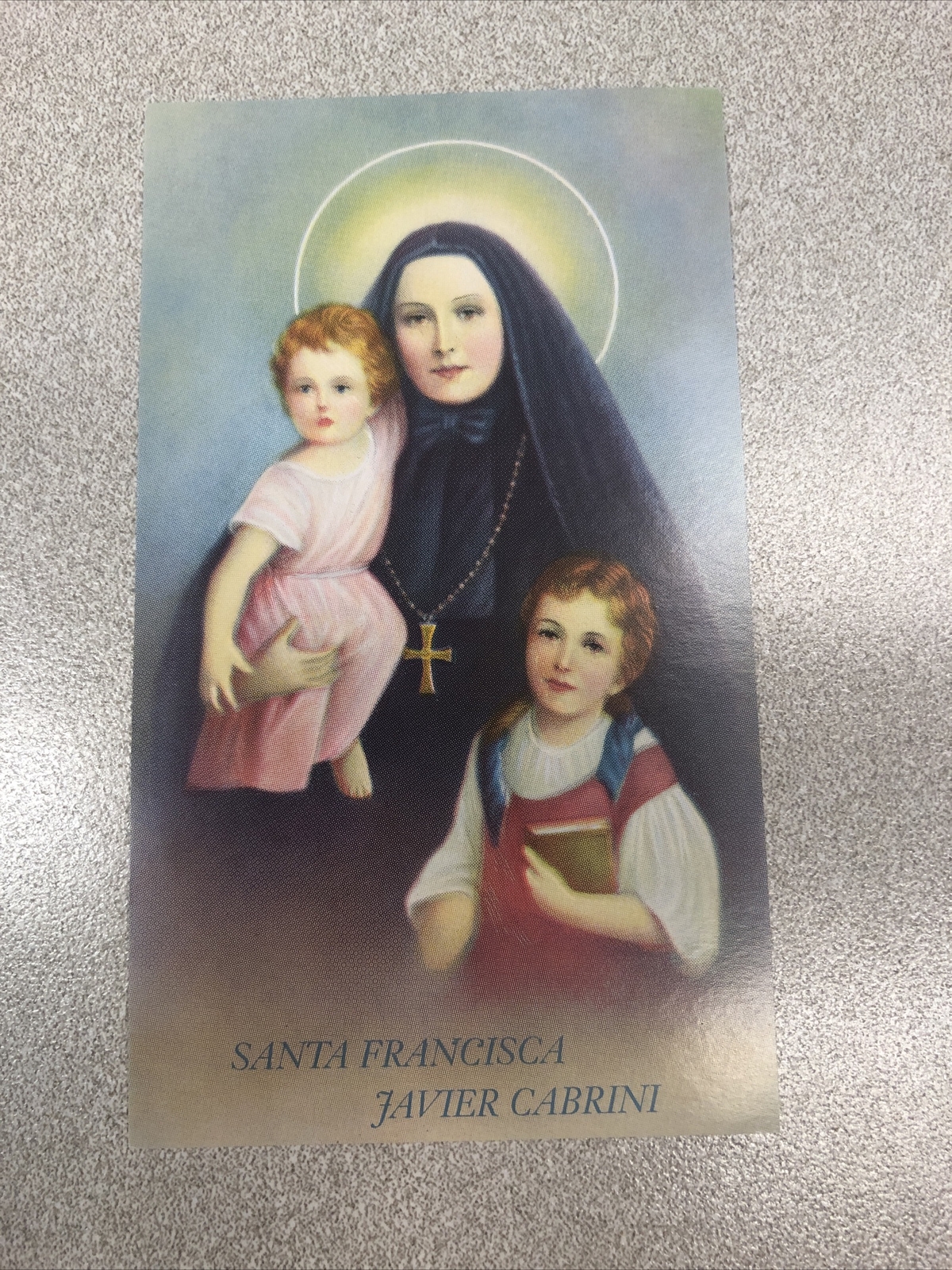 Catholic Holy Card - St. Frances Cabrini Mother Cabrini - Rare Image