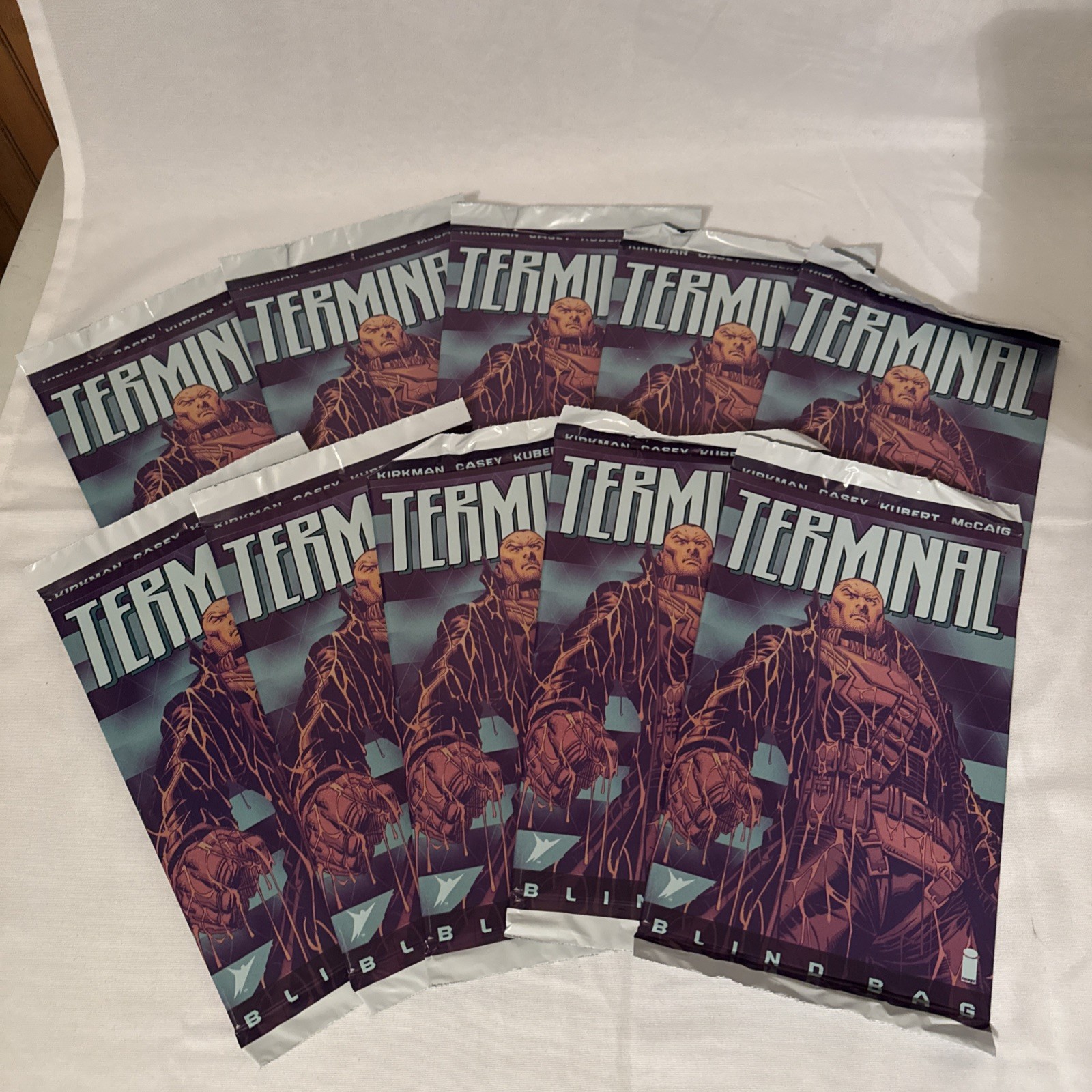TERMINAL #1 (IMAGE, 2026 \'26 KIRKMAN, BAGS Ten BLIND BAG LOT OF 10 sealed
