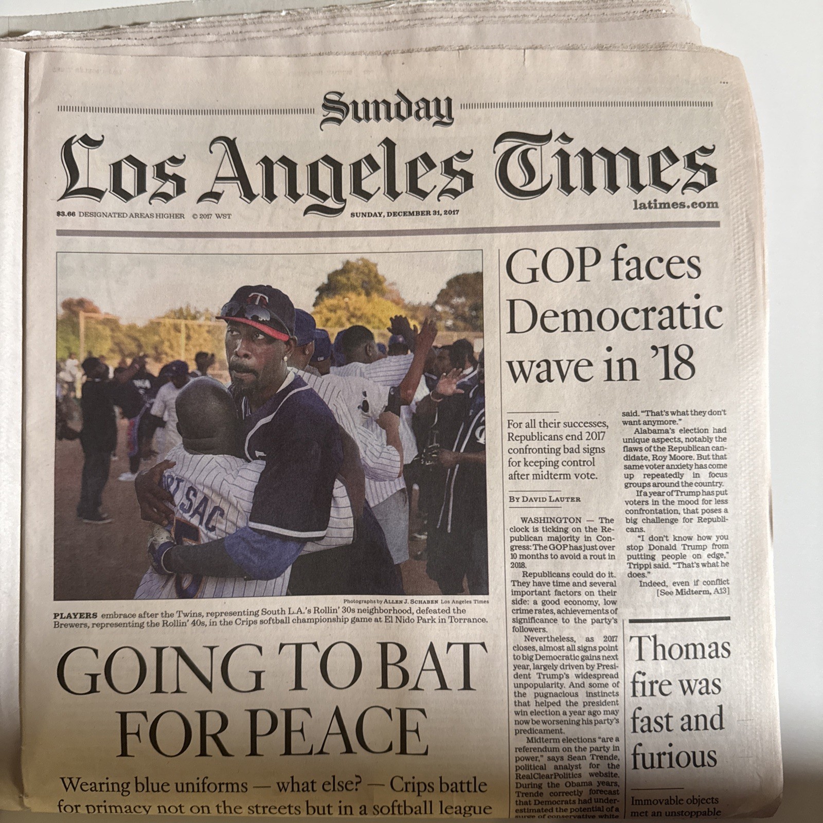 Los Angeles Times – Dec 31, 2017 – Harvey Weinstein #MeToo Los Angeles Times – Dec 31, 2017 – Harvey Weinstein #MeToo