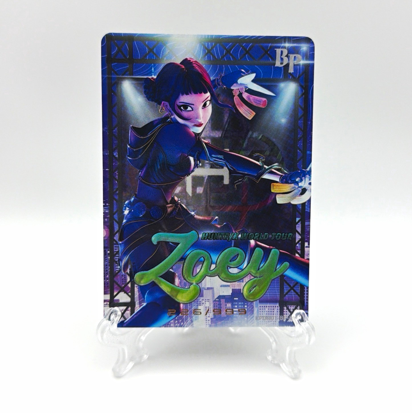 KAYOU KPop Demon Hunters Zoey  BP  Huntrx World Tour Serial /999 KPDH01-BP-003