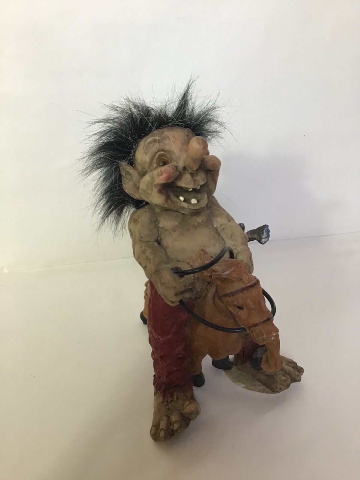 Lommedalen Troll-Alelier Horse Drifa Design Helge Nordskar 5” Vintage