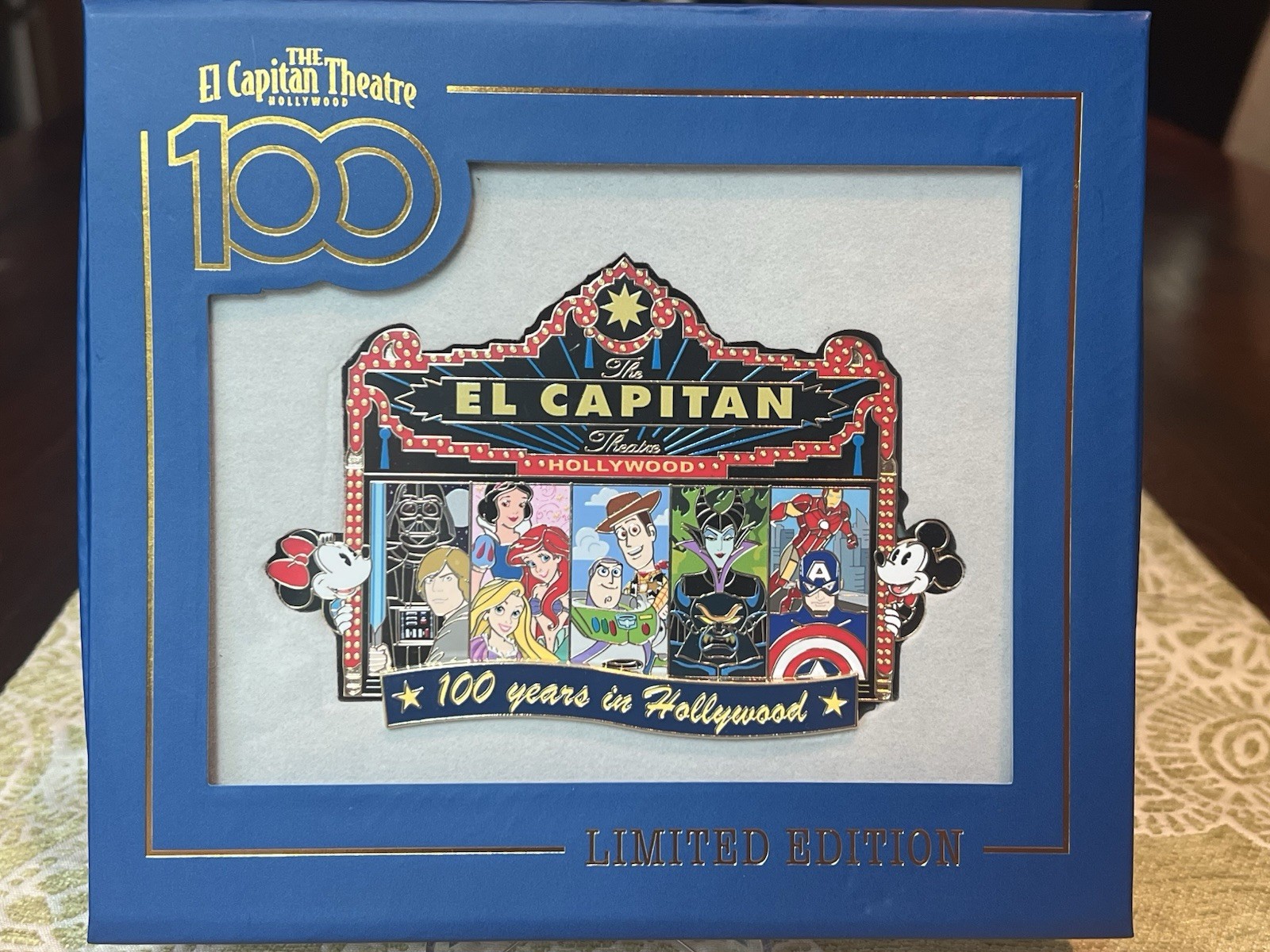 D23 2026 Expo Disney El Capitan Marquee Pin LE 200